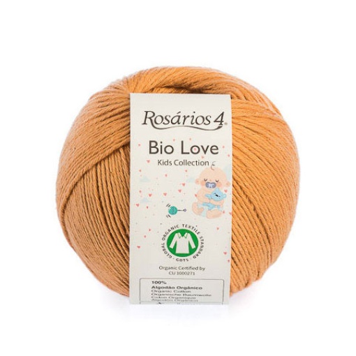 Fio de Tricot Rosários 4 Bio LOVE 50g CAMEL 26 GOTS
