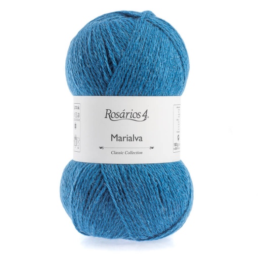 FIO DE TRICOT ROSARIOS 4 MARIALVA 100G AZUL 35