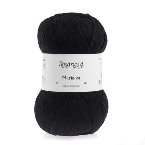 Fio de Tricot Rosários 4 Marialva 100g Preto 39