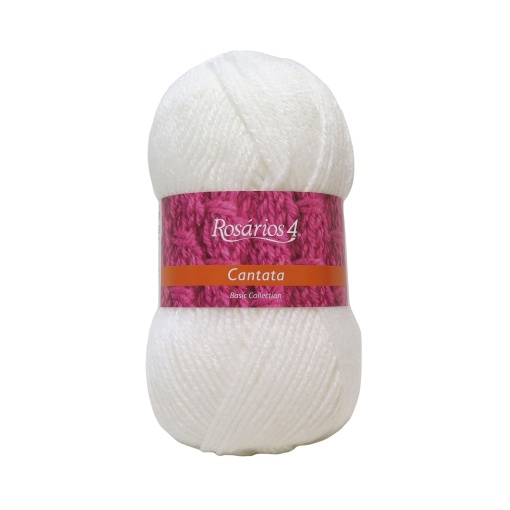 Fio de Tricot Rosários 4 Cantata 100g Branco 1
