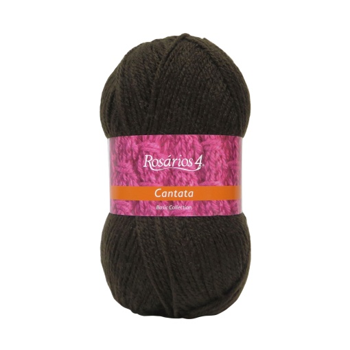 Fio de Tricot Rosários 4 Cantata 100g Castanho Escuro 6