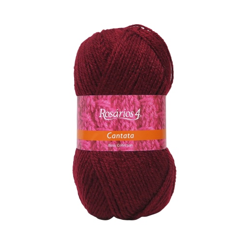 Fio de Tricot Rosários 4 Cantata 100g Grenat 9