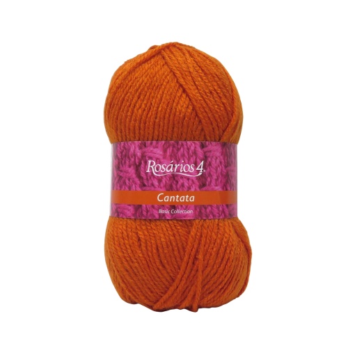Fio de Tricot Rosários 4 Cantata 100g Laranja 23