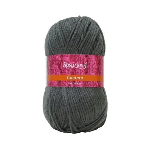 Fio de Tricot Rosários 4 Cantata 100g Cinza 26