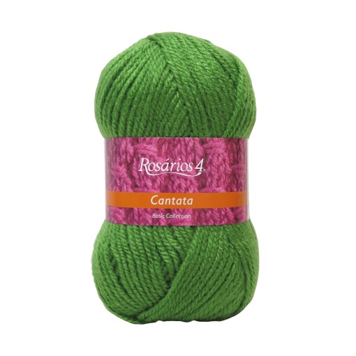 Fio de Tricot Rosários 4 Cantata 100g Verde Alface 27