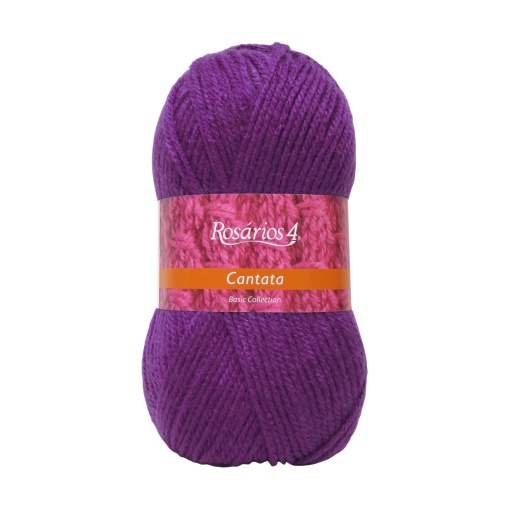 Fio de Tricot Rosários 4 Cantata 100g Lilás Escuro 34