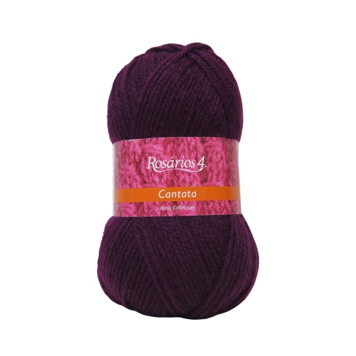 Fio de Tricot Rosários 4 Cantata 100g Bordeaux 36
