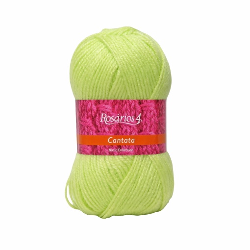 Fio de Tricot Rosários 4 Cantata 100g Limão 38