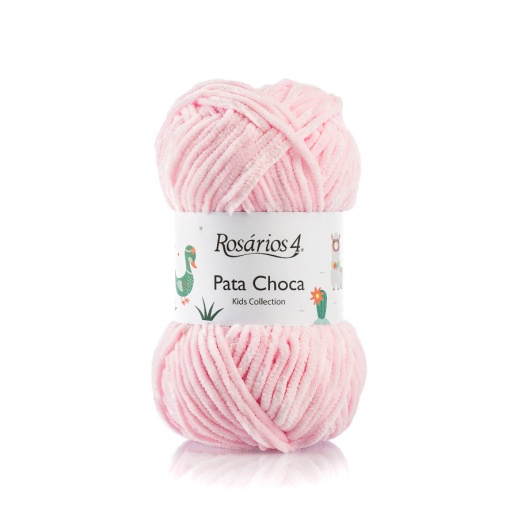 Fio de Tricot Rosários 4 Pata Choca 50g Rosa Bebé 2
