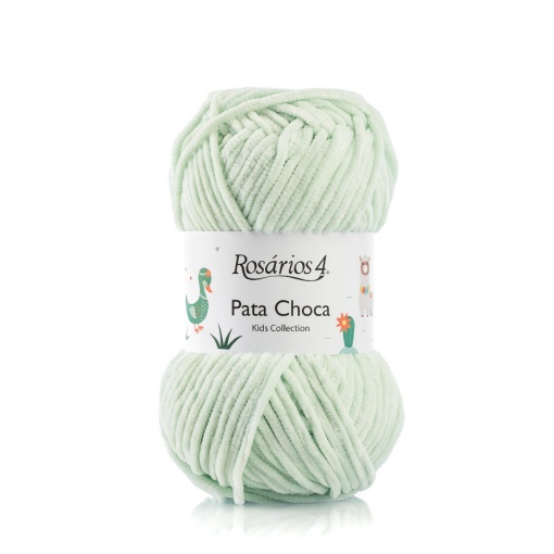 Fio de Tricot Rosários 4 Pata Choca 50g Verde Bebé 3