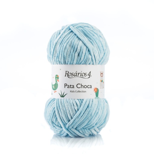 Fio de Tricot Rosários 4 Pata Choca 50g Azul Bebé 4