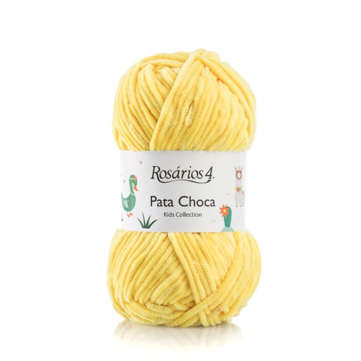 Fio de Tricot Rosários 4 Pata Choca 50g Amarelo 5