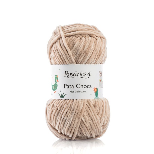 Fio de Tricot Rosários 4 Pata Choca 50g Bege 8