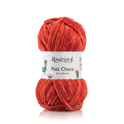 Fio de Tricot Rosários 4 Pata Choca 50g Fogo 12