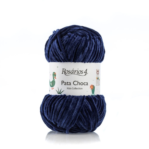 Fio de Tricot Rosários 4 Pata Choca 50g Azul 17