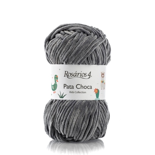 Fio de Tricot Rosários 4 Pata Choca 50g Cinza Médio 19