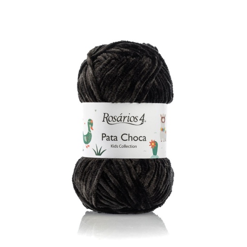 Fio de Tricot Rosários 4 Pata Choca 50g Preto 20
