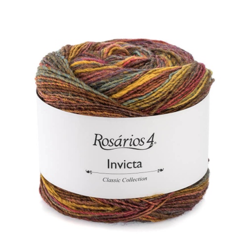 Fio de Tricot Rosários 4 Invicta 150g Outono 13
