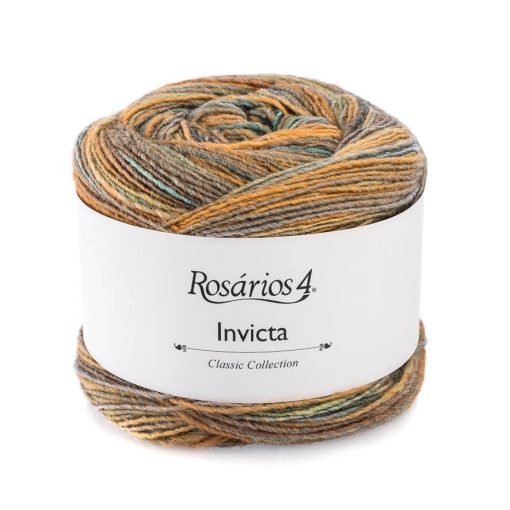 Fio de Tricot Rosários 4 Invicta 150g CAMEL 21