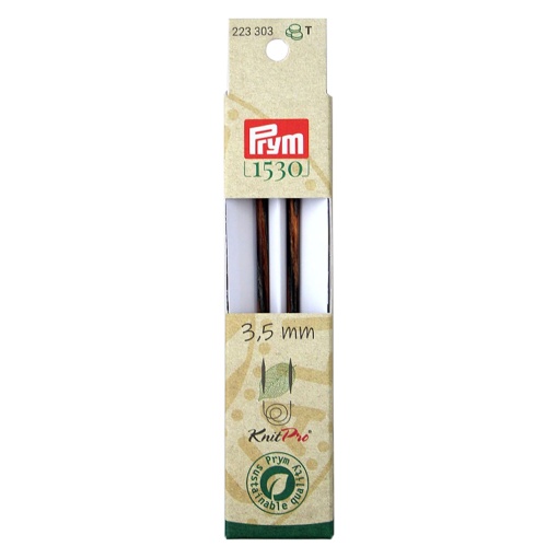 Ponta de Agulha de Tricot Circular PRYM Knit Pro 3,5mm 11,6cm Natural (2 unidades)