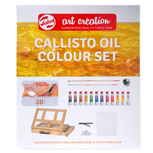Conjunto de Pintura A Óleo Art Creation Callisto com Mala Cavalete