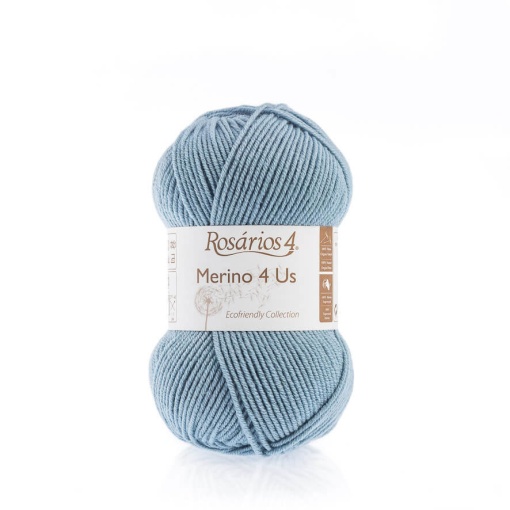 Fio de Tricot Rosários 4 Merino 4 Us 50g Azul 63