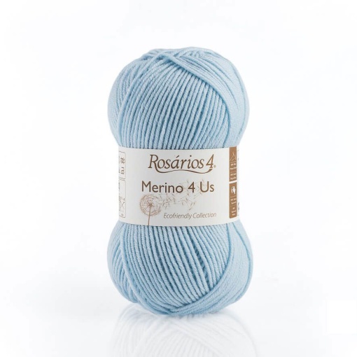 Fio de Tricot Rosários 4 Merino 4 Us 50g Azul 8