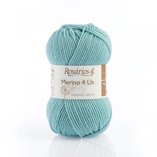 Fio de Tricot Rosários 4 Merino 4 Us 50g Azul 10