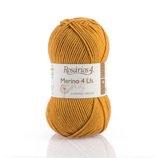 Fio de Tricot Rosários 4 Merino 4 Us 50g Mel 29