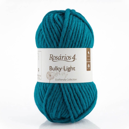 Fio de Tricot Rosários 4 Bulky Light 100g Azul 120