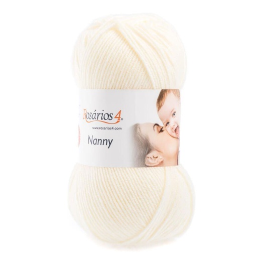 Fio de Tricot Rosários 4 Nanny 100g Pérola 61