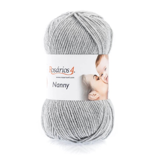 Fio de Tricot Rosários 4 Nanny 100g Cinza 74