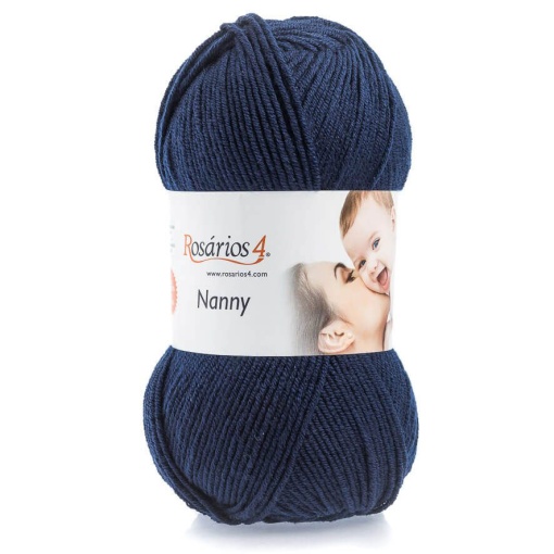 Fio de Tricot Rosários 4 Nanny 100g Azul Escuro 91
