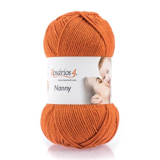 Fio de Tricot Rosários 4 Nanny 100g Laranja 65