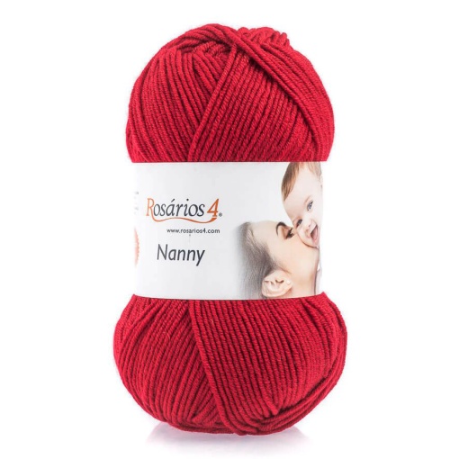 Fio de Tricot Rosários 4 Nanny 100g Vermelho 70