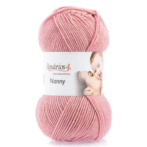 Fio de Tricot Rosários 4 Nanny 100g Rosa Velho 68