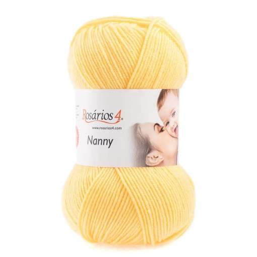 Fio de Tricot Rosários 4 Nanny 100g Amarelo 63