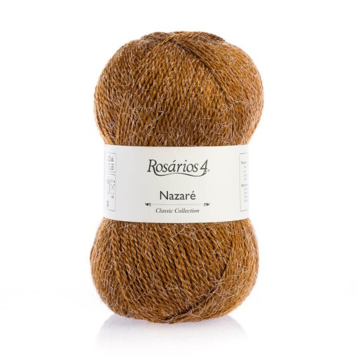 Fio de Tricot Rosários 4 Nazaré 100g Castanho Claro 12