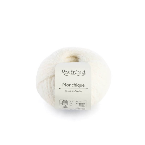 Fio de Tricot Rosários 4 Monchique 50g Branco 1