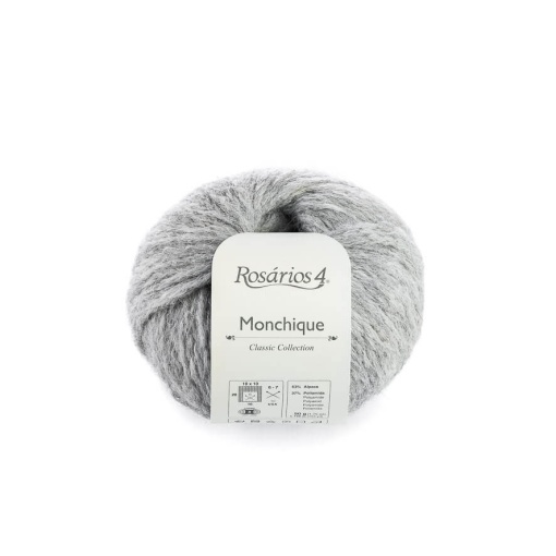 Fio de Tricot Rosários 4 Monchique 50g Cinza 2