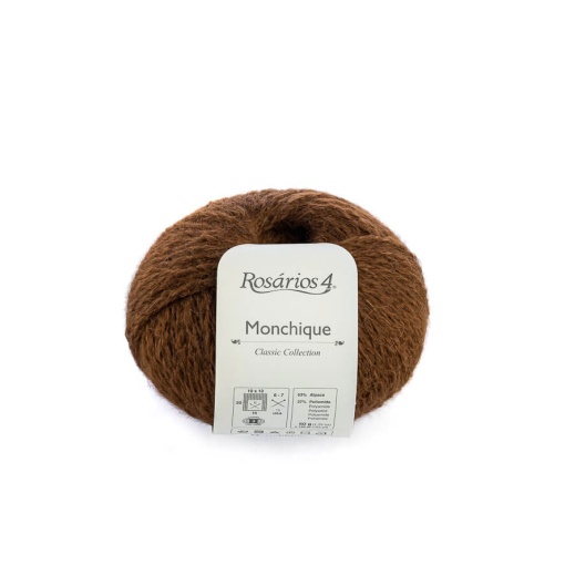 Fio de Tricot Rosários 4 Monchique 50g Castanho 8