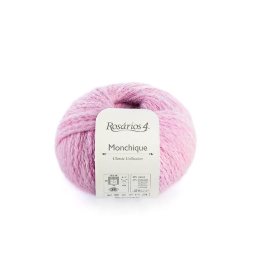 Fio de Tricot Rosários 4 Monchique 50g Rosa 21