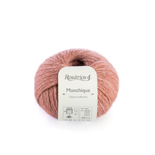 Fio de Tricot Rosários 4 Monchique 50g Tijolo 22