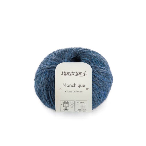 Fio de Tricot Rosários 4 Monchique 50g Azul 27