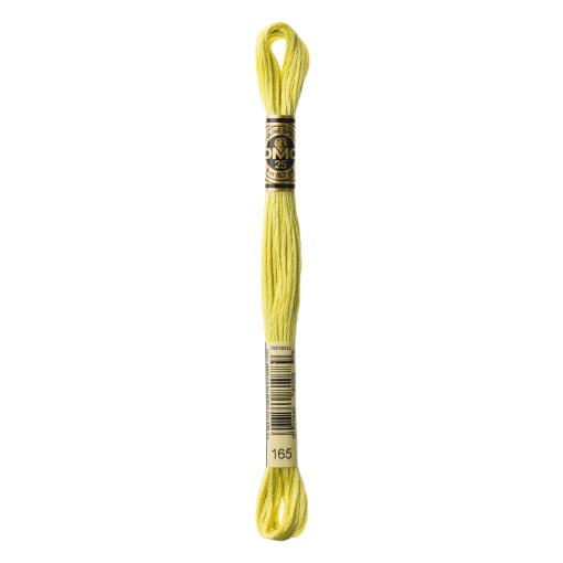 Linha de bordar DMC Mouliné 117MC verde 165