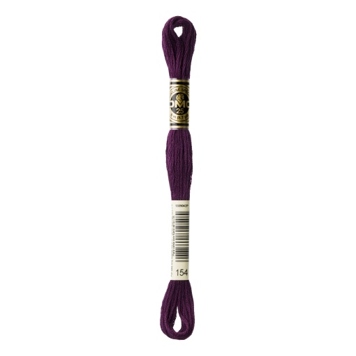 Linha de Bordar DMC Mouliné 117MC Violeta 154