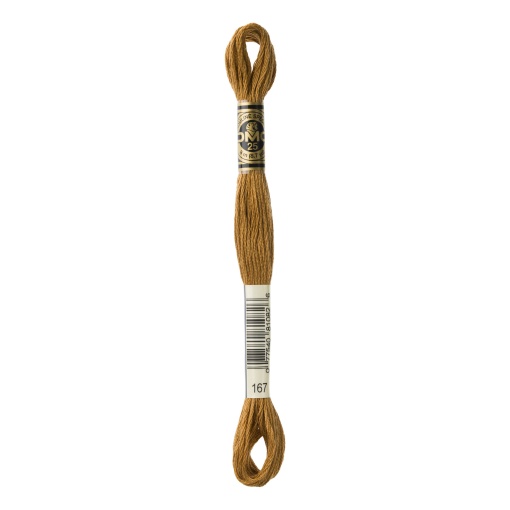 Linha de Bordar DMC Mouliné 117MC Camel 167