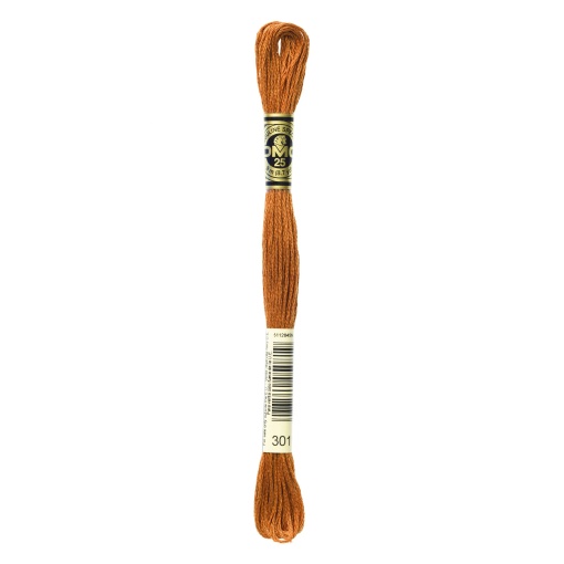 Linha de Bordar DMC Mouliné 117MC Camel 301
