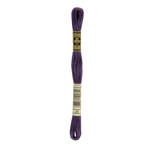 Linha de Bordar DMC Mouliné 117MC Roxo 29