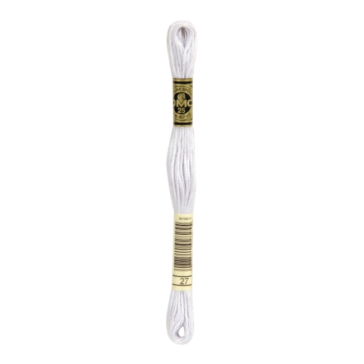 Linha de Bordar DMC Mouliné 117MC Branco 27